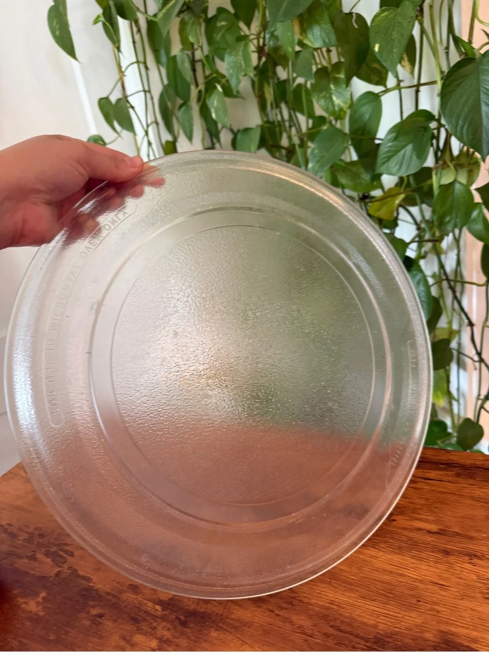 Clear Glass Turntable Plate for Microwave Oven